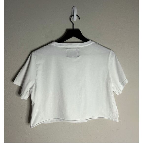 Zyia Active White Moon Graphic Short Sleeve Crop Tee - Picture 3 of 9